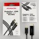 Axagon RVD-HI14C2 video cable adapter 1.8 m HDMI Type A (Standard) DisplayPort Black Axagon RVD-HI14C2 video cable adapter 1.8 m HDMI Type A (Standard) DisplayPort Black