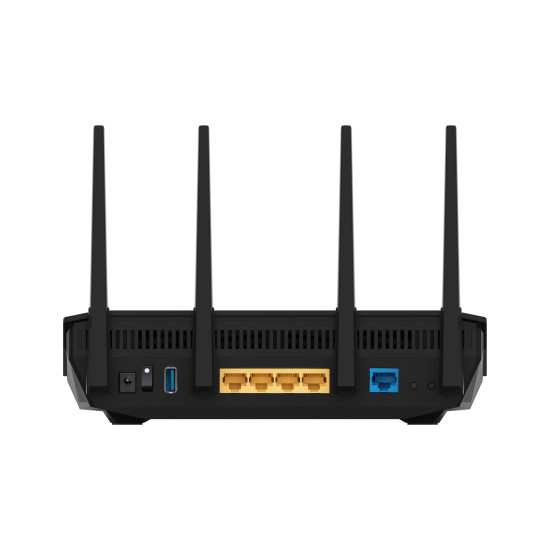 Wireless Router|ASUS|Wireless Router|5400 Mbps|Mesh|Wi-Fi 5|Wi-Fi 6|IEEE 802.11a|IEEE 802.11b|IEEE 802.11g|IEEE 802.11n|USB 3.2|4x10/100/1000M|LAN \ WAN ports 1|Number of antennas 4|RT-AX5400