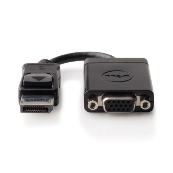 DELL 492-11715 video cable adapter DisplayPort VGA Black