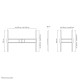Neomounts LFD-W1500 TV mount wall 60-100" - fixed - landscape and portrait