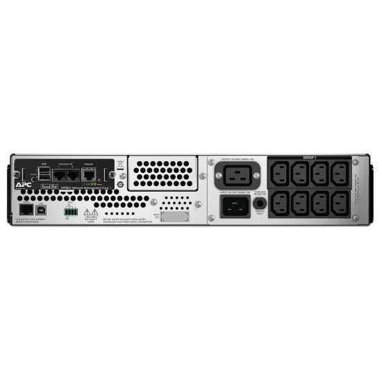 APC Smart-UPS, Line Interactive, 2200VA, Rackmount 2U, 230V, 8x IEC C13+2x IEC C19 outlets, Network Card, AVR, LCD APC Smart-UPS, Line Interactive, 2200VA, Rackmount 2U, 230V, 8x IEC C13+2x IEC C19 outlets, Network Card, AVR, LCD
