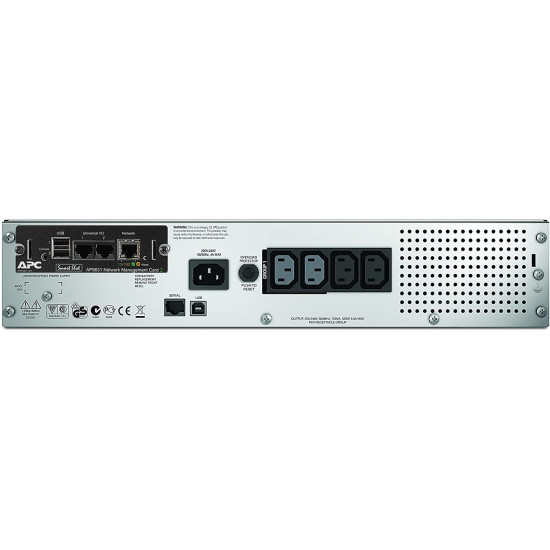 APC Smart-UPS SMT750RMI2UNC - 4x C13, USB, Rack mountable, NMC, 750VA