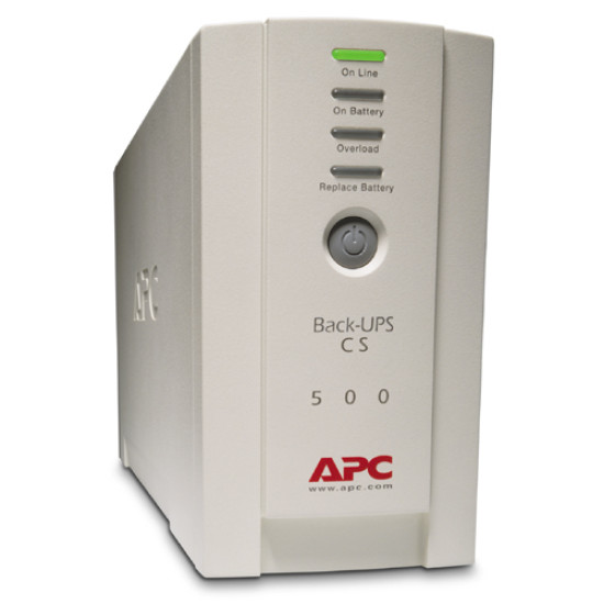 APC Back-UPS, 500VA/300W, Tower, 230V, 4x IEC C13 Outlets , User Replaceable Battery APC Back-UPS, 500VA/300W, Tower, 230V, 4x IEC C13 Outlets , User Replaceable Battery