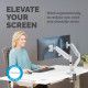 Fellowes Eppa 9683301 monitor mount / stand 101.6 cm (40") Desk Silver