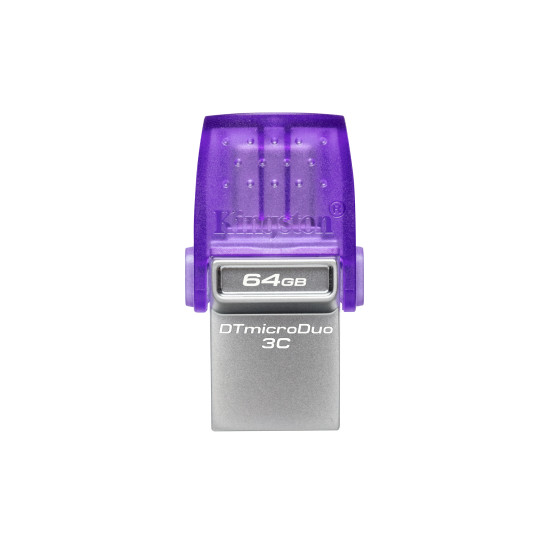 KINGSTON 64GB DATATRAVELER MICRODUO 3C 200MB/S DUAL USB-A + USB-C KINGSTON 64GB DATATRAVELER MICRODUO 3C 200MB/S DUAL USB-A + USB-C