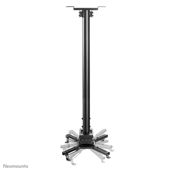 Neomounts CL25-550BL1 Beamer ceiling mount - h 74,5-114,5 cm - easy-install - full motion Neomounts CL25-550BL1 Beamer ceiling mount - h 74,5-114,5 cm - easy-install - full motion
