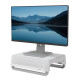 Fellowes Computer Monitor Stand with 3 Height Adjustments - Breyta Monitor Riser with Cable Management - Ergonomic Adjustable Monitor Stand for Computers - Max Weight 15KG - White Fellowes Computer Monitor Stand with 3 Height Adjustments - Breyta Monitor Riser with Cable Management - Ergonomic Adjustable Monitor Stand for Computers - Max Weight 15KG - White