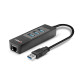 USB 3.0 Hub and Gigabit Ethernet Converter