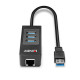 USB 3.0 Hub and Gigabit Ethernet Converter