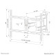 Neomounts WL40-550BL16 TV mount wall 40-65" - full motion - easy install Neomounts WL40-550BL16 TV mount wall 40-65" - full motion - easy install