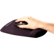 Fellowes Mouse Mat Wrist Support - PlushTouch Mouse Pad with Non Slip Rubber Base & Antibacterial Protection - Ergonomic Mouse Mat for Computer, Laptop, Home Office Use - Black Fellowes Mouse Mat Wrist Support - PlushTouch Mouse Pad with Non Slip Rubber Base & Antibacterial Protection - Ergonomic Mouse Mat for Computer, Laptop, Home Office Use - Black