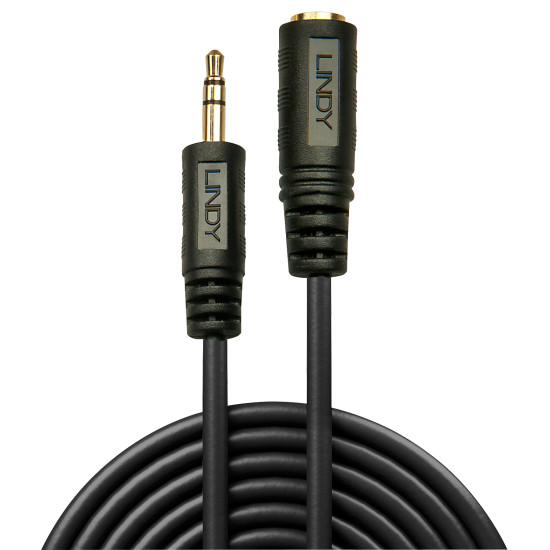 Lindy 3m Premium Audio 3.5mm Jack Extension Cable Lindy 3m Premium Audio 3.5mm Jack Extension Cable