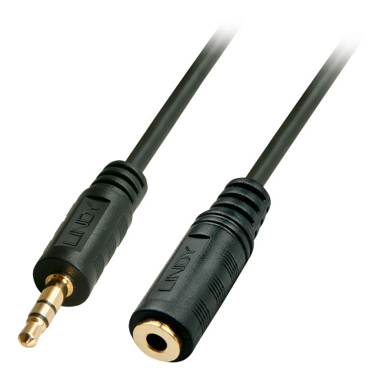 Lindy 3m Premium Audio 3.5mm Jack Extension Cable Lindy 3m Premium Audio 3.5mm Jack Extension Cable