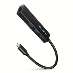 HMC-GL3A USB-C-Hub 3x USB-A Gbit-LAN schwarz