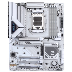 B850 EAGLE ICE Motherboard - AMD Ryzen 9000 Series CPUs, 8+2+2 Phases Digital VRM, up to 8200MHz DDR5 (O.C), 1xPCIe 5.0 + 2xPCIe 4.0 M.2, 2.5 GbE LAN, USB 3.2 Gen 2