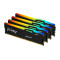 64GB 6000MT/s DDR5 CL40 DIMM (Kit of 4) FURY Beast RGB XMP