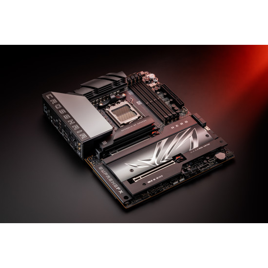 Mainboard|ASUS|AMD X870E|SAM5|ATX|Memory DDR5|Memory slots 4|2xPCI-Express 4.0 16x|2xPCI-Express 5.0 16x|4xM.2|1xHDMI|1xAudio-In|1xAudio-Out|6xUSB 3.2|2xUSB-C|2xUSB4|1xOptical S/PDIF|1xRJ45|ROGCROSSHAIRX870EHERO Mainboard|ASUS|AMD X870E|SAM5|ATX|Memory DDR5|Memory slots 4|2xPCI-Express 4.0 16x|2xPCI-Express 5.0 16x|4xM.2|1xHDMI|1xAudio-In|1xAudio-Out|6xUSB 3.2|2xUSB-C|2xUSB4|1xOptical S/PDIF|1xRJ45|ROGCROSSHAIRX870EHERO