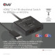 CLUB3D HDMI 2-in-1 Bi-directional Switch for 8K60Hz or 4K120Hz CLUB3D HDMI 2-in-1 Bi-directional Switch for 8K60Hz or 4K120Hz