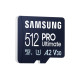 MEMORY MICRO SDXC 512GB/W/ADAPT. MB-MY512SA/WW SAMSUNG MEMORY MICRO SDXC 512GB/W/ADAPT. MB-MY512SA/WW SAMSUNG