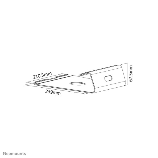 Neomounts NSLS025 Laptop stand 10-17" - universal Neomounts NSLS025 Laptop stand 10-17" - universal