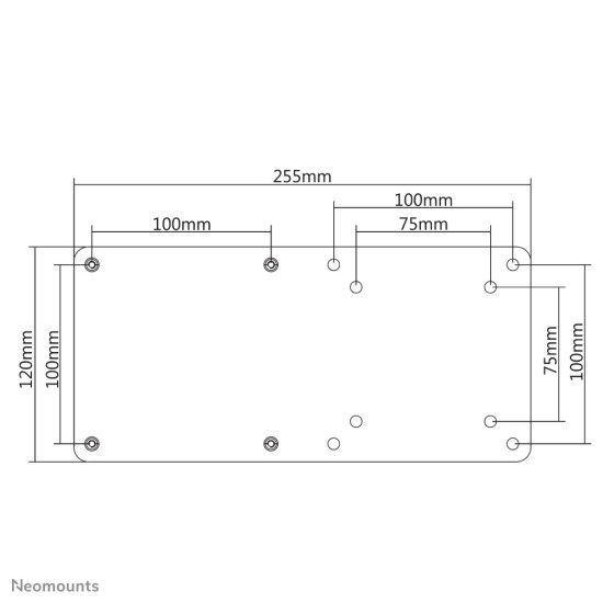 NEOMOUNTS BY NEWSTAR THIN CLIENT HOLDER (ASSEMBLY ON VESA 75/100)