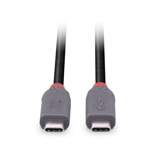 Lindy 1.5m USB 4 240W Type C Cable, Anthra Line Lindy 1.5m USB 4 240W Type C Cable, Anthra Line