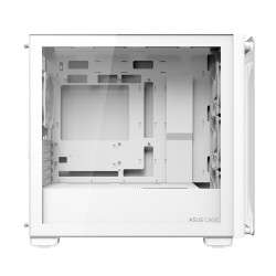 Case|ASUS|A23 PLUS|MidiTower|Case product features Transparent panel|MicroATX|MiniITX|Colour White|A23PLUSTG/ARGBWHITE