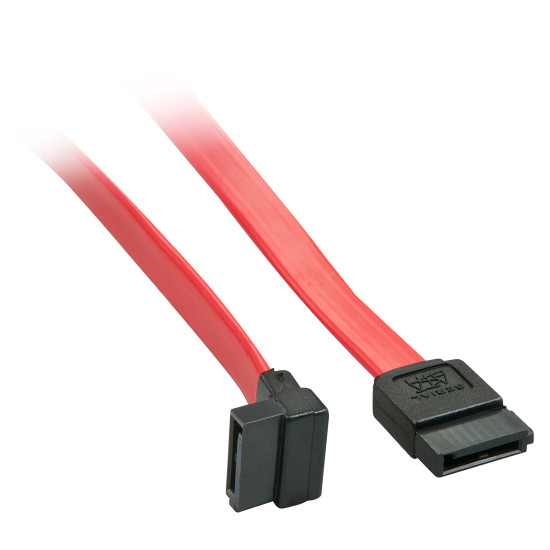 Lindy 0.5m Internal SATA III cable, 90° Lindy 0.5m Internal SATA III cable, 90°