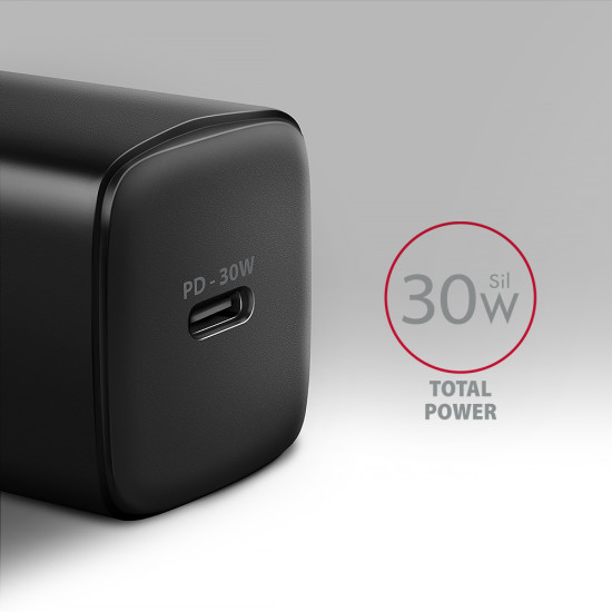 Axagon ACU-PD30 kroviklis jungiama tinkl PD 30W, 1x port USB-C, PD3.0/QC3.0/AFC/FCP/Apple Juoda Mobile phone, Smartphone, Smartwatch, Tablet, Universal, Watch Black AC Fast charging Indoor Axagon ACU-PD30 kroviklis jungiama tinkl PD 30W, 1x port USB-C, PD3.0/QC3.0/AFC/FCP/Apple Juoda Mobile phone, Smartphone, Smartwatch, Tablet, Universal, Watch Black AC Fast charging Indoor