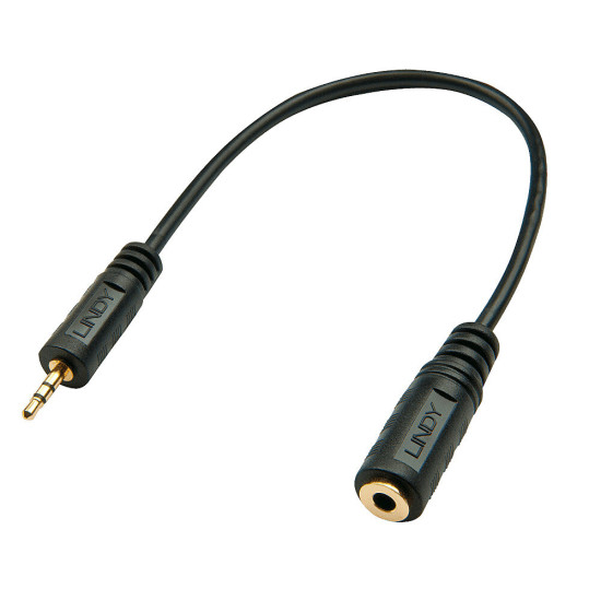Lindy 2.5mm Male to 3.5mm Female Audio Adapter Lindy 2.5mm Male to 3.5mm Female Audio Adapter