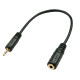 Lindy 2.5mm Male to 3.5mm Female Audio Adapter Lindy 2.5mm Male to 3.5mm Female Audio Adapter