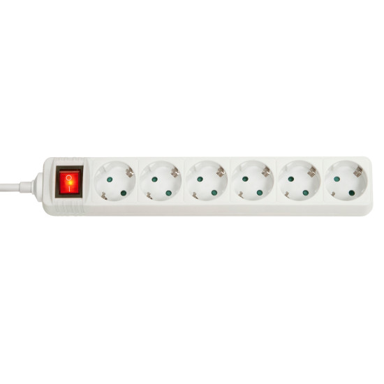 Lindy 73103 power extension 6 AC outlet(s) Indoor White Lindy 73103 power extension 6 AC outlet(s) Indoor White