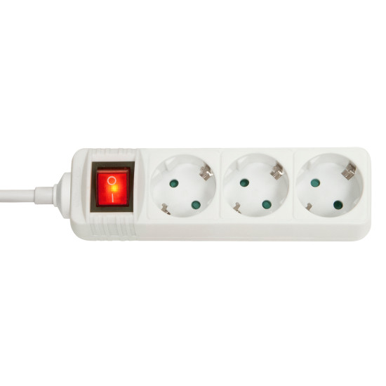 Lindy 73101 power extension 3 AC outlet(s) Indoor White Lindy 73101 power extension 3 AC outlet(s) Indoor White