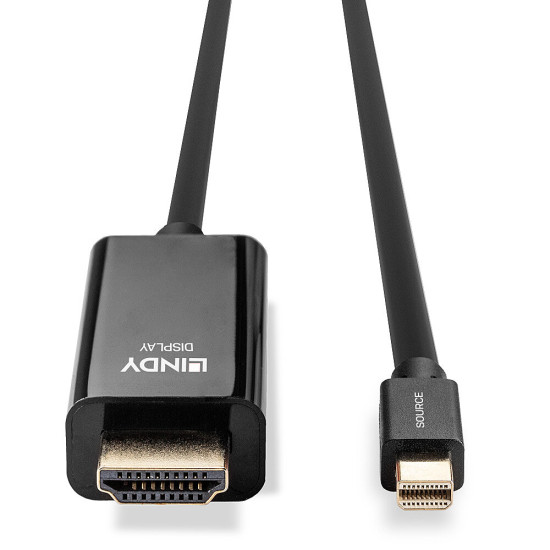 2m Mini DisplayPort to HDMI 10.2G Cable 2m Mini DisplayPort to HDMI 10.2G Cable
