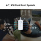 TP-Link RE550 network extender Network transmitter & receiver White 10, 100, 1000 Mbit/s TP-Link RE550 network extender Network transmitter & receiver White 10, 100, 1000 Mbit/s