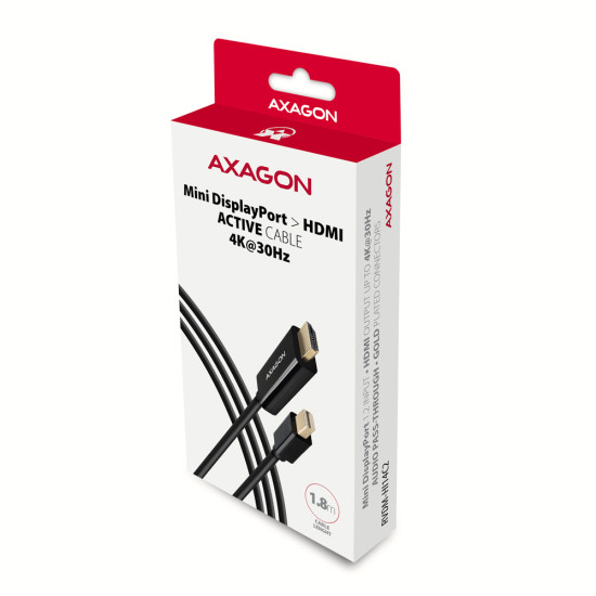 RVDM-HI14C2 Mini-DisplayPort zu HDMI Adapterkabel 4K/30 Hz 180 cm lang - Kabel - Digital/Display/Video RVDM-HI14C2 Mini-DisplayPort zu HDMI Adapterkabel 4K/30 Hz 180 cm lang - Kabel - Digital/Display/Video