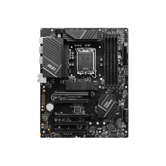 Mainboard|MSI|Intel B760 Express|LGA1700|ATX|Memory DDR4|Memory slots 4|5xPCI-Express 5.0 16x|2xM.2|1xHDMI|1xDisplayPort|2xUSB 2.0|2xUSB 3.2|1xUSB-C|1xOptical S/PDIF|1xRJ45|5xAudio port|PROB760-PDDR4II Mainboard|MSI|Intel B760 Express|LGA1700|ATX|Memory DDR4|Memory slots 4|5xPCI-Express 5.0 16x|2xM.2|1xHDMI|1xDisplayPort|2xUSB 2.0|2xUSB 3.2|1xUSB-C|1xOptical S/PDIF|1xRJ45|5xAudio port|PROB760-PDDR4II