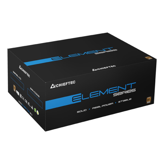 Power Supply|CHIEFTEC|700 Watts|Efficiency 80 PLUS BRONZE|PFC Active|ELP-700S