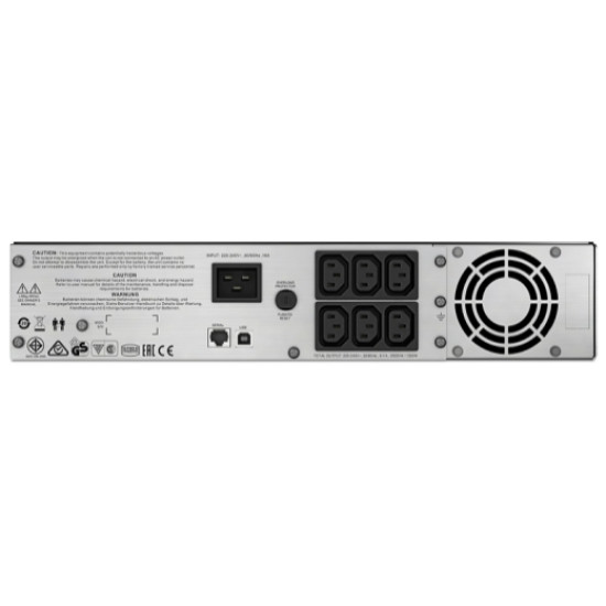 APC Smart-UPS C, Line Interactive, 2000VA, Rackmount 2U, 230V, 6x IEC C13 outlets, USB and Serial communication, AVR, Graphic LCD APC Smart-UPS C, Line Interactive, 2000VA, Rackmount 2U, 230V, 6x IEC C13 outlets, USB and Serial communication, AVR, Graphic LCD