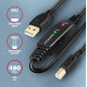CABLE USB2.0 A-M/B-M ACTIVE/10M ADR-210B AXAGON CABLE USB2.0 A-M/B-M ACTIVE/10M ADR-210B AXAGON