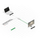 0.20m Mini DisplayPort to DisplayPort Adapter Cable 0.20m Mini DisplayPort to DisplayPort Adapter Cable