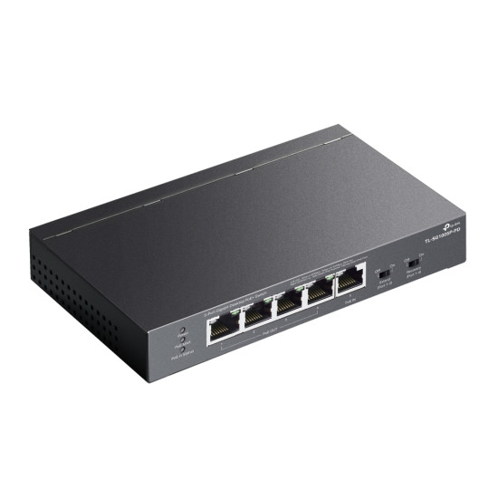 TP-Link TL-SG1005P-PD network switch Gigabit Ethernet (10/100/1000) Power over Ethernet (PoE) Black TP-Link TL-SG1005P-PD network switch Gigabit Ethernet (10/100/1000) Power over Ethernet (PoE) Black