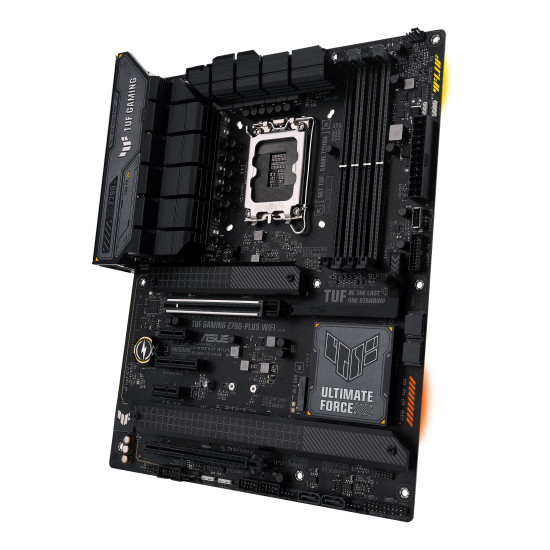 Mainboard|ASUS|Intel Z790|LGA1700|ATX|Memory DDR5|Memory slots 4|2xPCI-Express 3.0 1x|1xPCI-Express 4.0 4x |1xPCI-Express 4.0 16x|1xPCI-Express 5.0 16x|4xM.2|1xHDMI|1xDisplayPort|6xUSB 3.2|2xUSB-C|1xOptical S/PDIF|1xRJ45|5xAudio port|TUFGAMINGZ790-PLUSWIF Mainboard|ASUS|Intel Z790|LGA1700|ATX|Memory DDR5|Memory slots 4|2xPCI-Express 3.0 1x|1xPCI-Express 4.0 4x |1xPCI-Express 4.0 16x|1xPCI-Express 5.0 16x|4xM.2|1xHDMI|1xDisplayPort|6xUSB 3.2|2xUSB-C|1xOptical S/PDIF|1xRJ45|5xAudio port|TUFGAMINGZ790-PLUSWIF