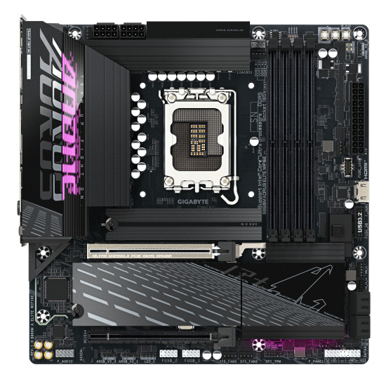 GIGABYTE B860M AORUS ELITE WIFI6E Motherboard - Intel Core Ultra Series CPUs, 12+1+2+1 Phases VRM, up to 9200MHz DDR5, 1xPCIe 5.0 + 2xPCIe 4.0 M.2, 2.5GbE LAN, WIFI 6E, Thunderbolt GIGABYTE B860M AORUS ELITE WIFI6E Motherboard - Intel Core Ultra Series CPUs, 12+1+2+1 Phases VRM, up to 9200MHz DDR5, 1xPCIe 5.0 + 2xPCIe 4.0 M.2, 2.5GbE LAN, WIFI 6E, Thunderbolt