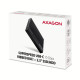 Axagon EE25-GTR USB-C 3.2 Gen 2 - SATA 6G 2.5\" externes Festplattengehäuse geriffelt HDD/SSD enclosure Black 2.5" Axagon EE25-GTR USB-C 3.2 Gen 2 - SATA 6G 2.5\" externes Festplattengehäuse geriffelt HDD/SSD enclosure Black 2.5"