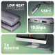 HMC-6GM2 USB 10Gbps hub USB-A USB-C HDMI M.2 SD/mSD PD 100W USB-C