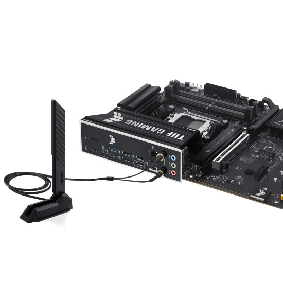 Mainboard|ASUS|AMD B650|ATX|Memory DDR5|Memory slots 4|1xPCI-Express 4.0 1x|1xPCI-Express 4.0 16x|1xPCI-Express 5.0 16x|3xM.2|1xHDMI|1xDisplayPort|3xUSB 2.0|3xUSB 3.2|2xUSB-C|3xAudio port|TUFGAMINGB650E-EWIFI Mainboard|ASUS|AMD B650|ATX|Memory DDR5|Memory slots 4|1xPCI-Express 4.0 1x|1xPCI-Express 4.0 16x|1xPCI-Express 5.0 16x|3xM.2|1xHDMI|1xDisplayPort|3xUSB 2.0|3xUSB 3.2|2xUSB-C|3xAudio port|TUFGAMINGB650E-EWIFI
