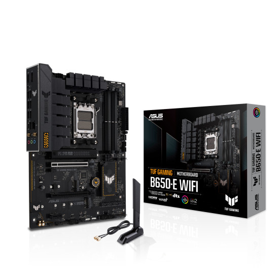 Mainboard|ASUS|AMD B650|SAM5|ATX|Memory DDR5|Memory slots 4|1xPCI-Express 3.0 1x|2xPCI-Express 3.0 16x|1xPCI-Express 4.0 16x|3xM.2|1xHDMI|1xDisplayPort|3xUSB 2.0|4xUSB 3.2|1xUSB-C|1xRJ45|5xAudio port|TUFGAMINGB650-EWIFI Mainboard|ASUS|AMD B650|SAM5|ATX|Memory DDR5|Memory slots 4|1xPCI-Express 3.0 1x|2xPCI-Express 3.0 16x|1xPCI-Express 4.0 16x|3xM.2|1xHDMI|1xDisplayPort|3xUSB 2.0|4xUSB 3.2|1xUSB-C|1xRJ45|5xAudio port|TUFGAMINGB650-EWIFI