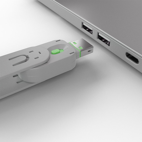 USB Port Blocker - Pack of 4 Colour Code: Green USB Port Blocker - Pack of 4 Colour Code: Green