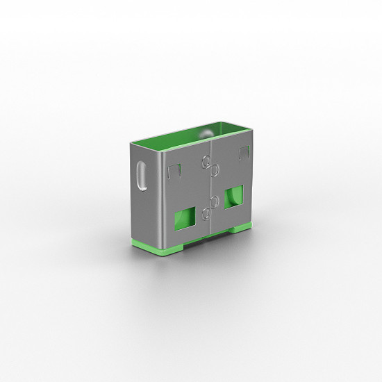 USB Port Blocker (without key) - Pack of 10, Colour Code: Green USB Port Blocker (without key) - Pack of 10, Colour Code: Green